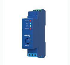 Продуктово изображение Импулсно Smart реле 1х On/Off 16A за DIN монтаж Shelly PRO 1