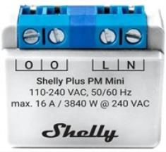 Продуктово изображение Shelly Plus PM Mini Микромодул Smart монофазен мерител 1х 16A 
